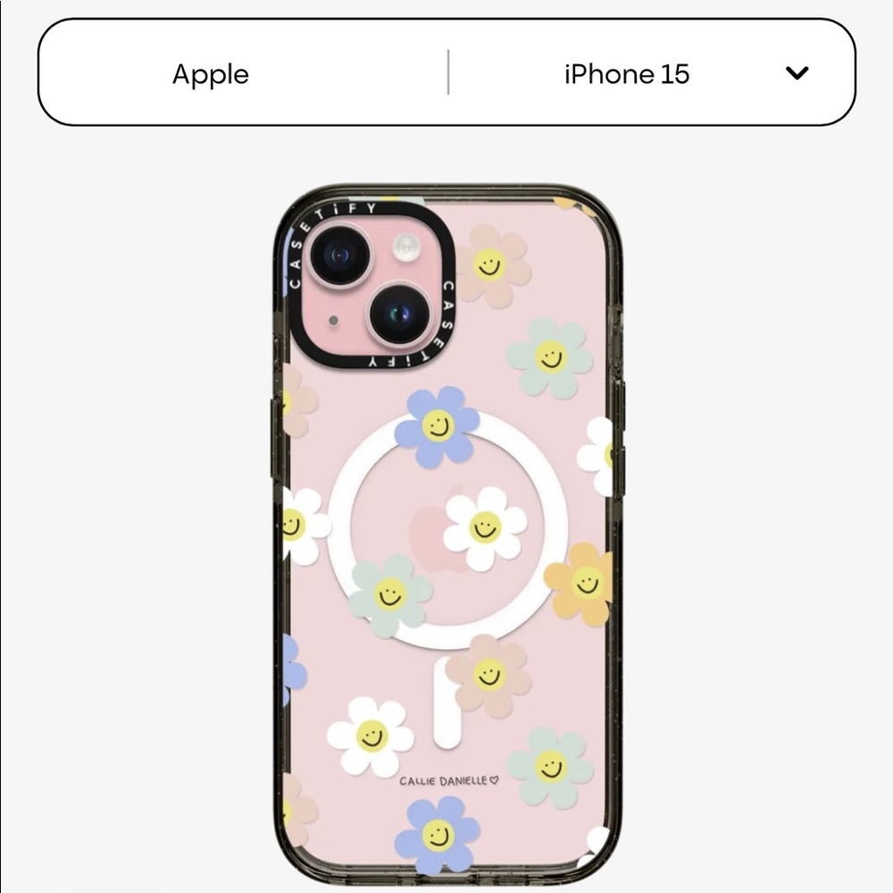 Casetify iPhone 15 impact case MagSafe compatible